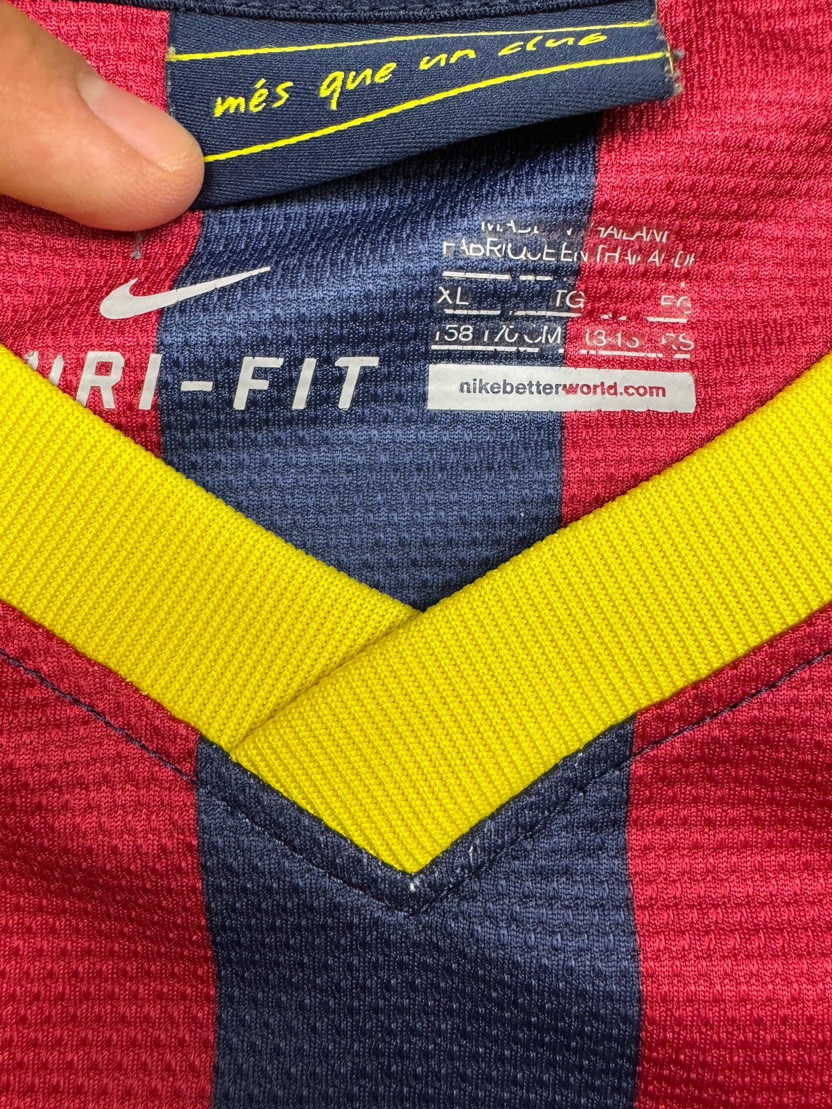 vintage Nike Fc Barcelona home jersey {S}