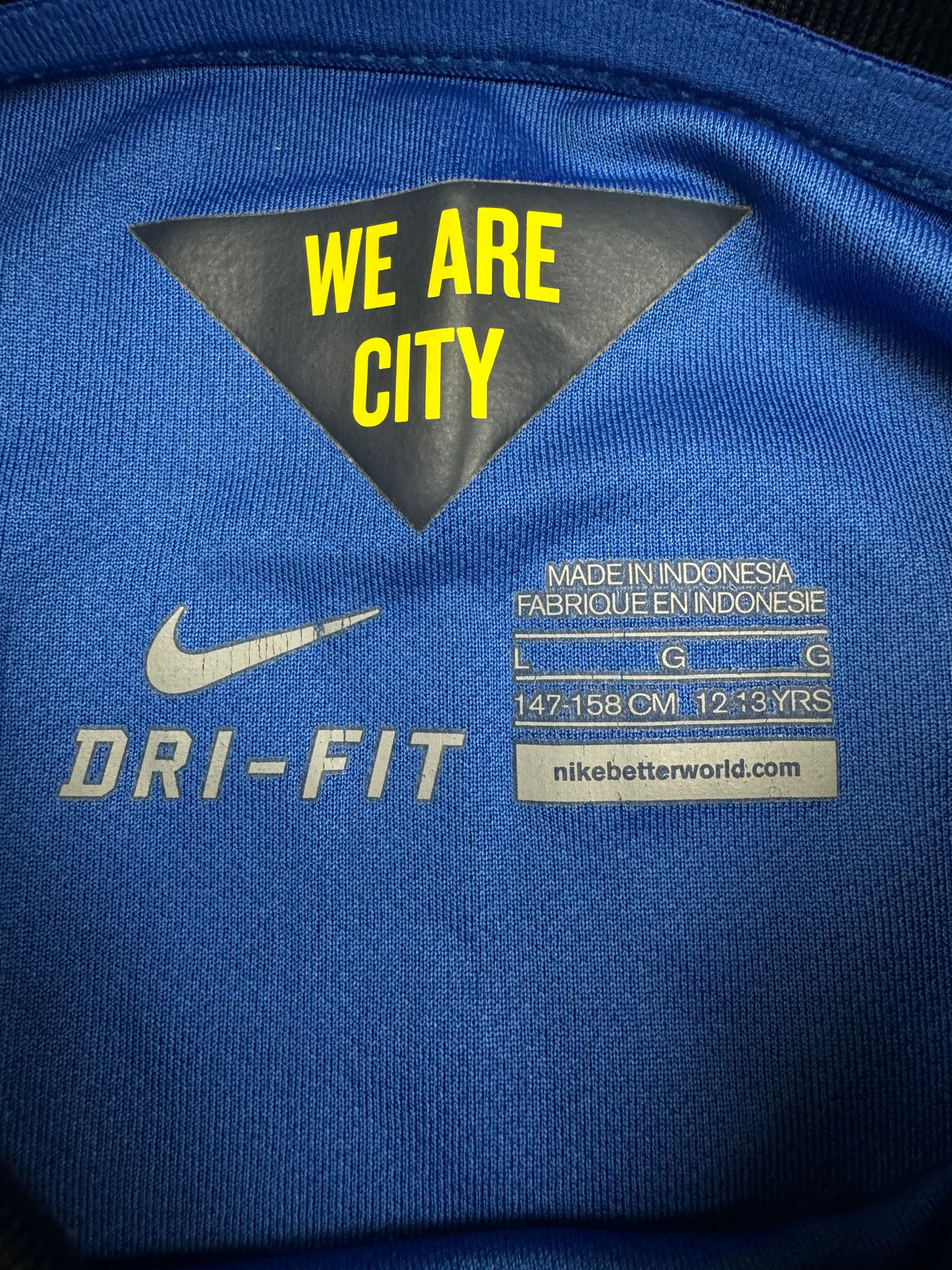 vintage Nike Manchester United AGUERO16 away jersey {XS}