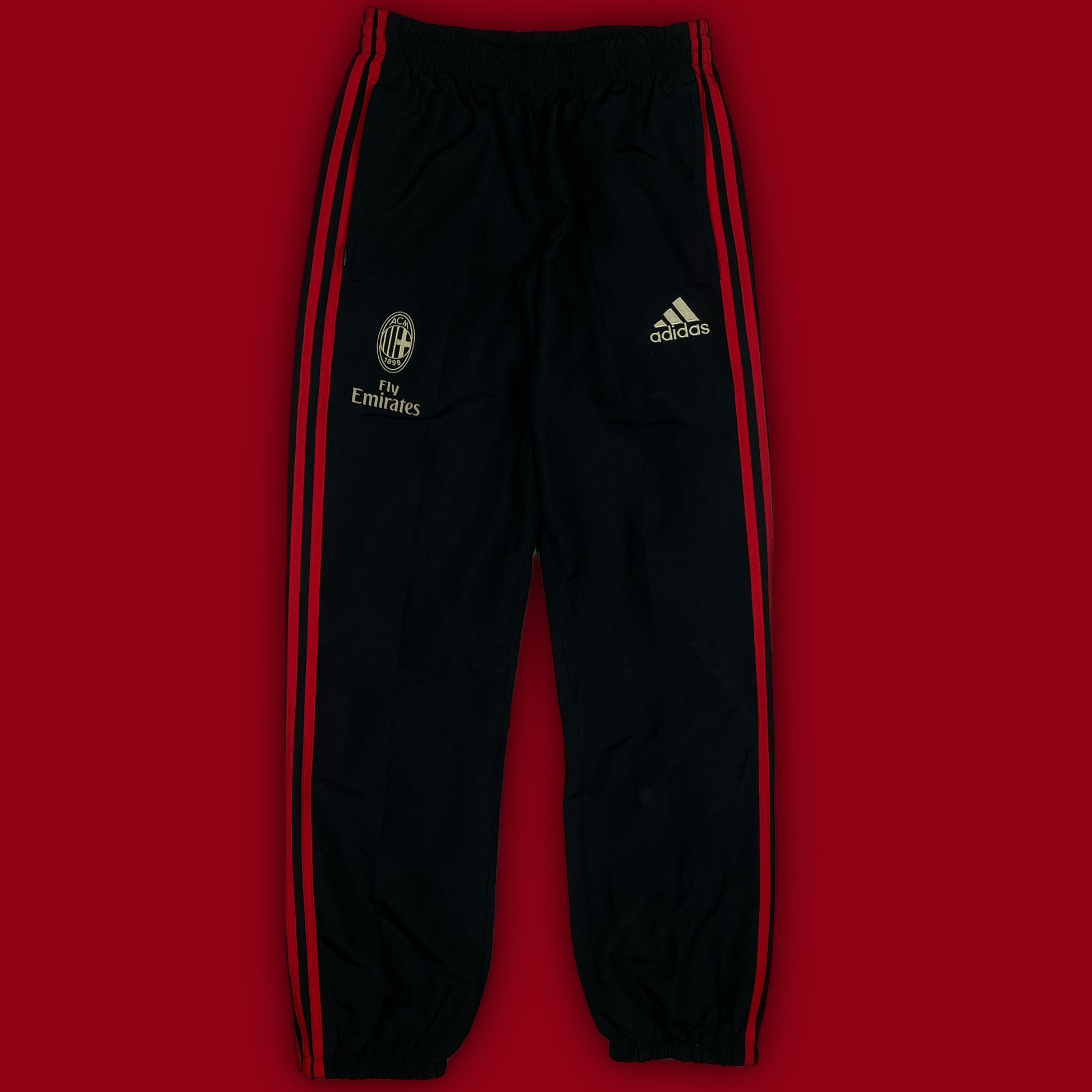 vintage Adidas Ac Milan trackpants {S}