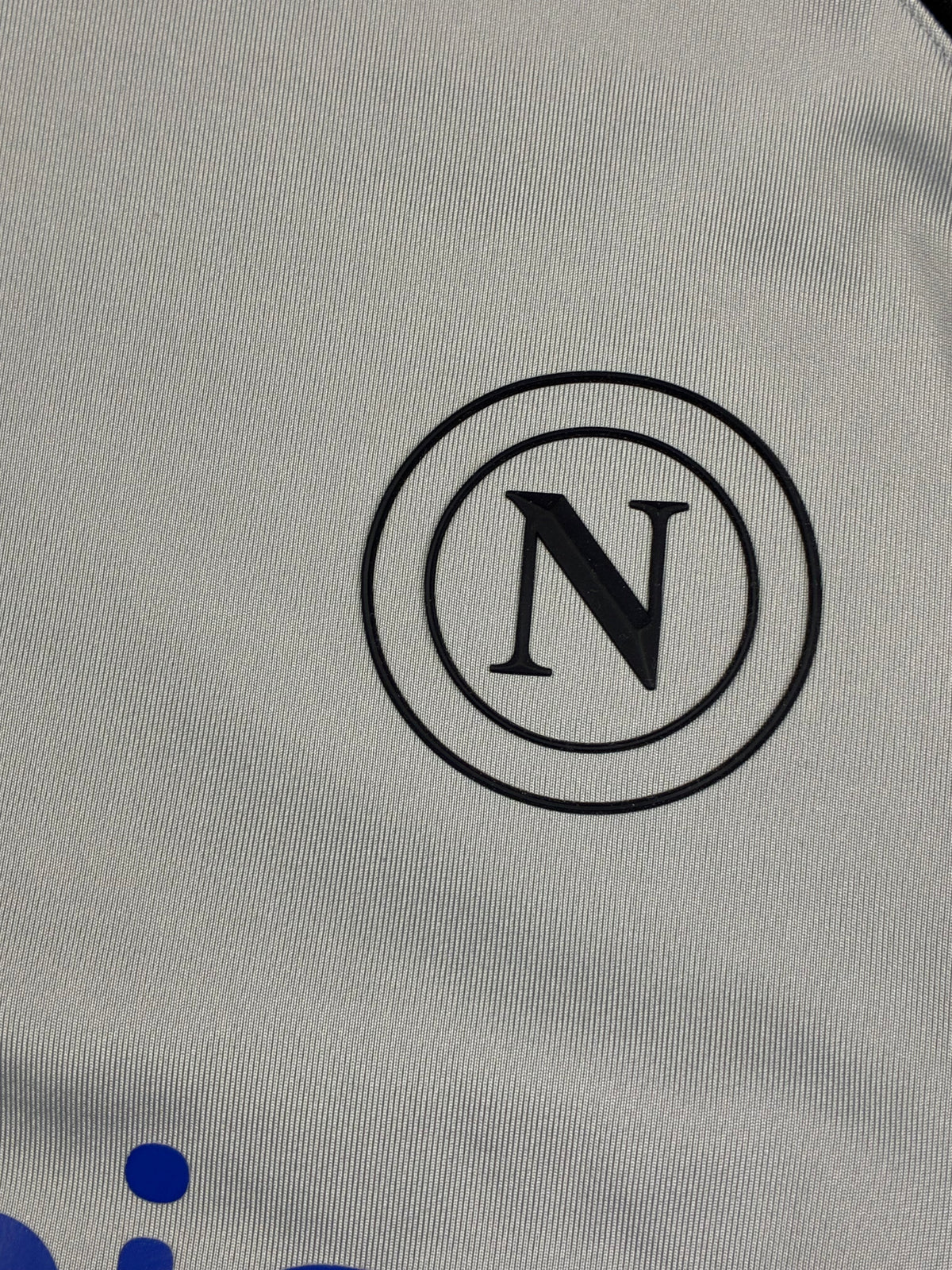 grey Emporio Armani EA7 SSC Napoli quarterzip {M}