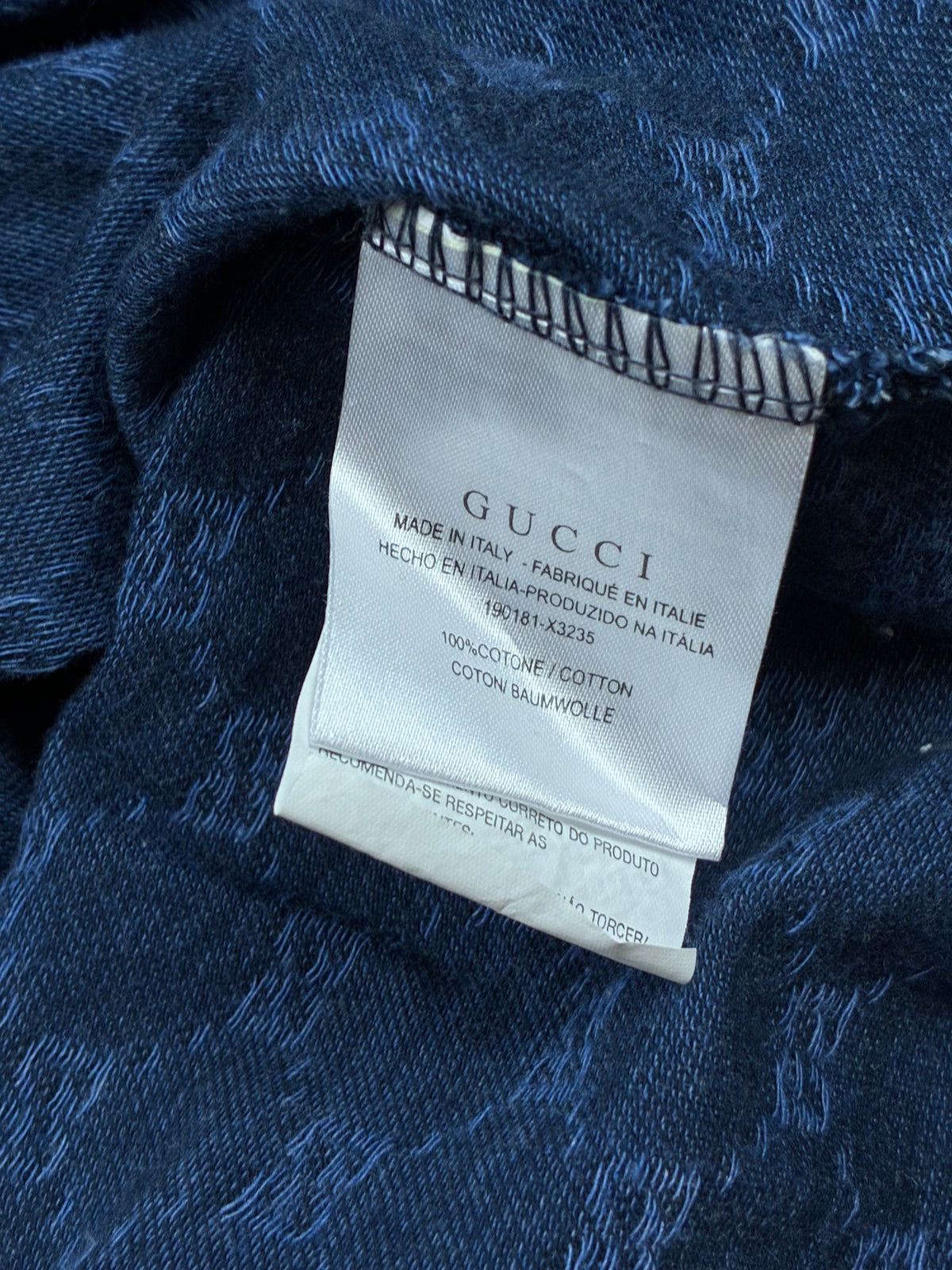 vintage Gucci polo long {S}