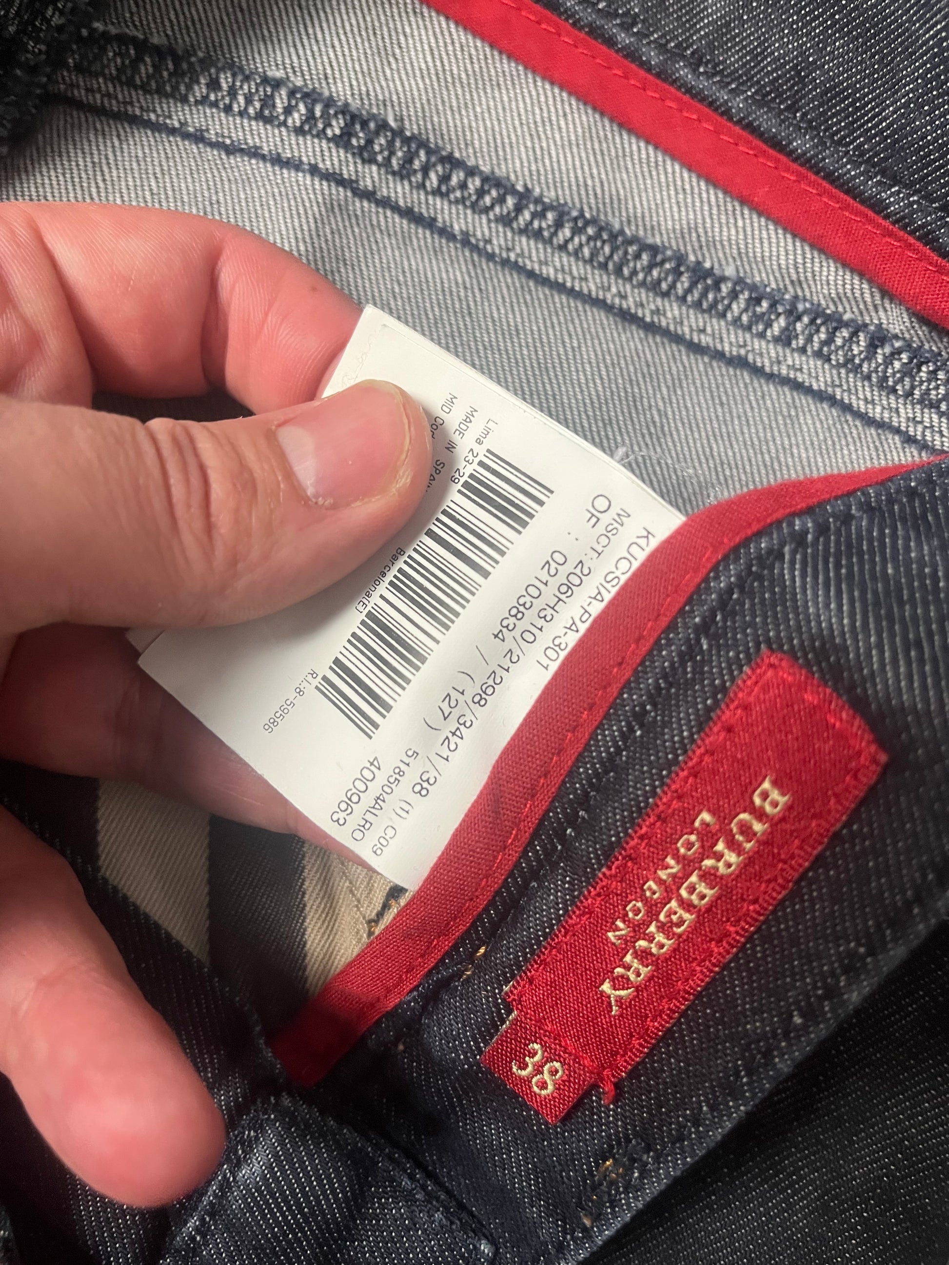 vintage Burberry jeans {XS}