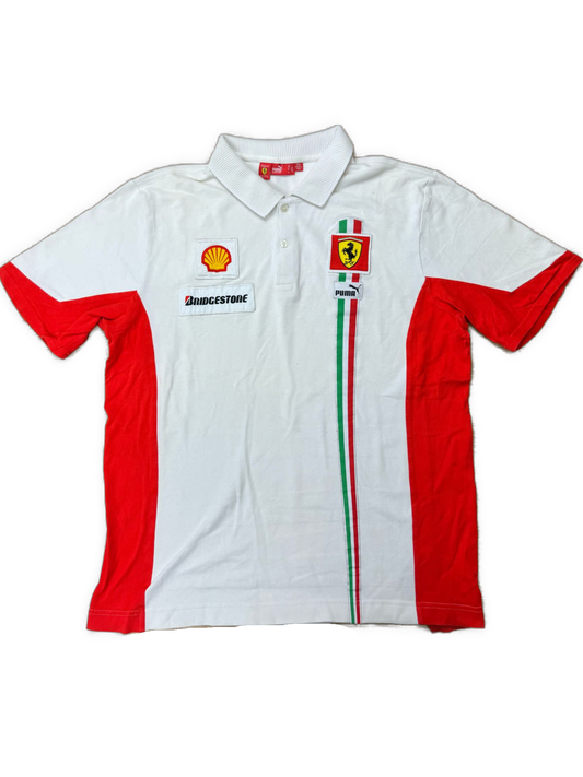 vintage Puma Ferrari polo {XL}