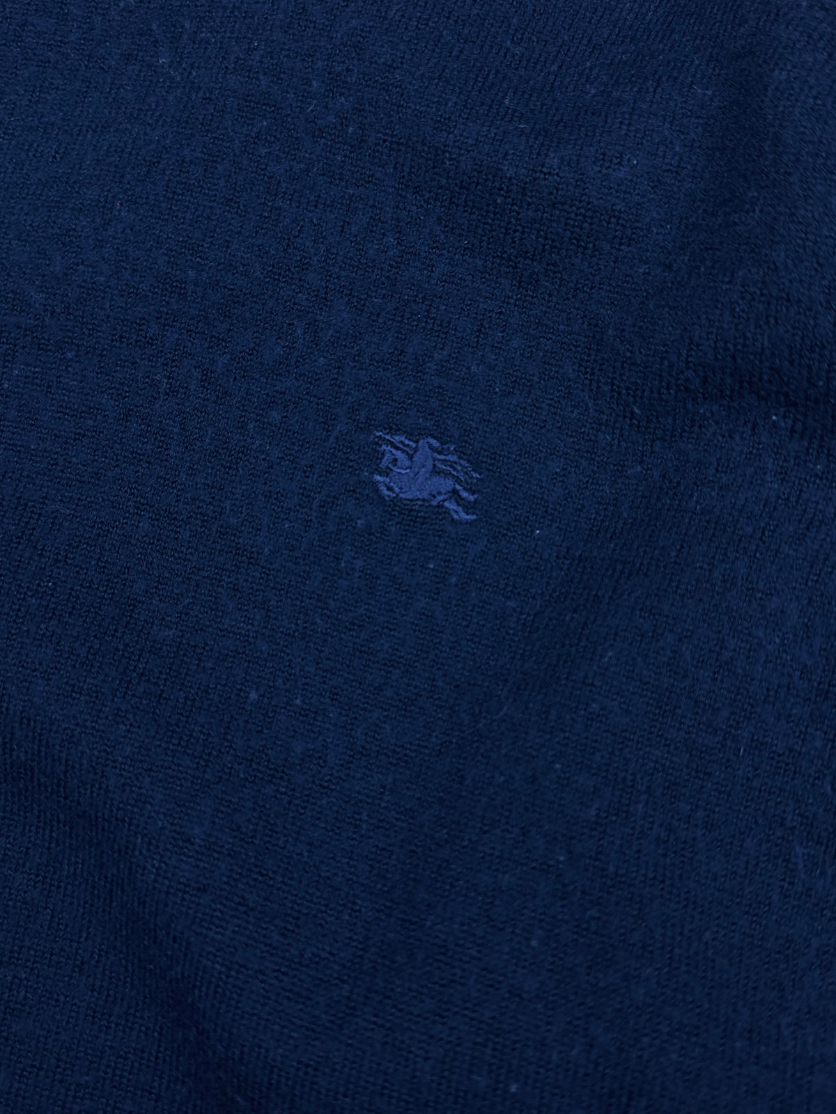 vintage navyblue Burberry knittedsweater {XS}