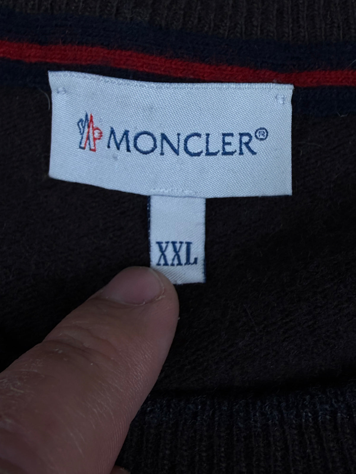 vintage Moncler knittedsweater {L}