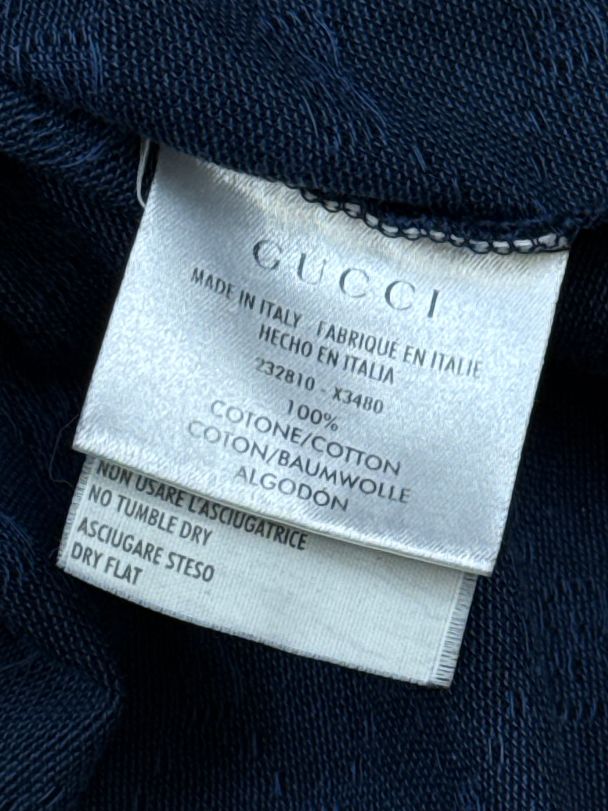 vintage Gucci monogram polo