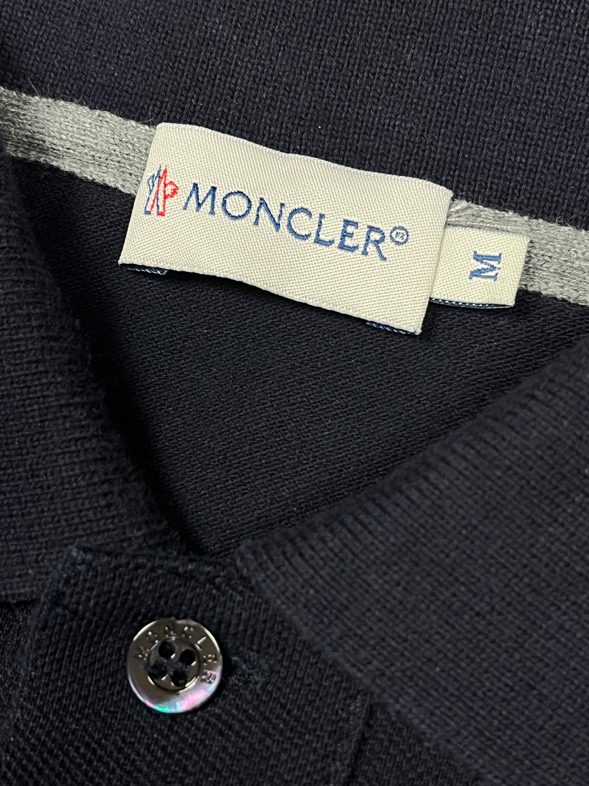 vintage Moncler long polo {S}