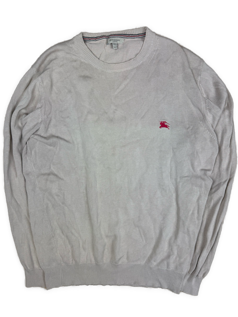 vintage Burberry knittedsweater {L}