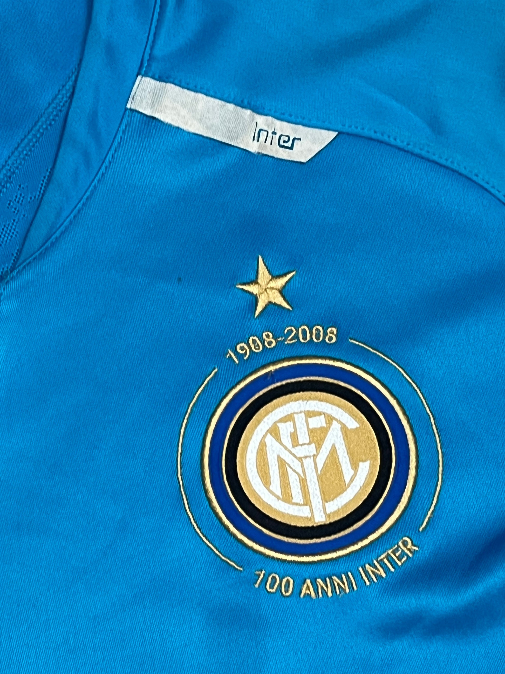 vintage Nike Inter Milan trainingsjersey {M}