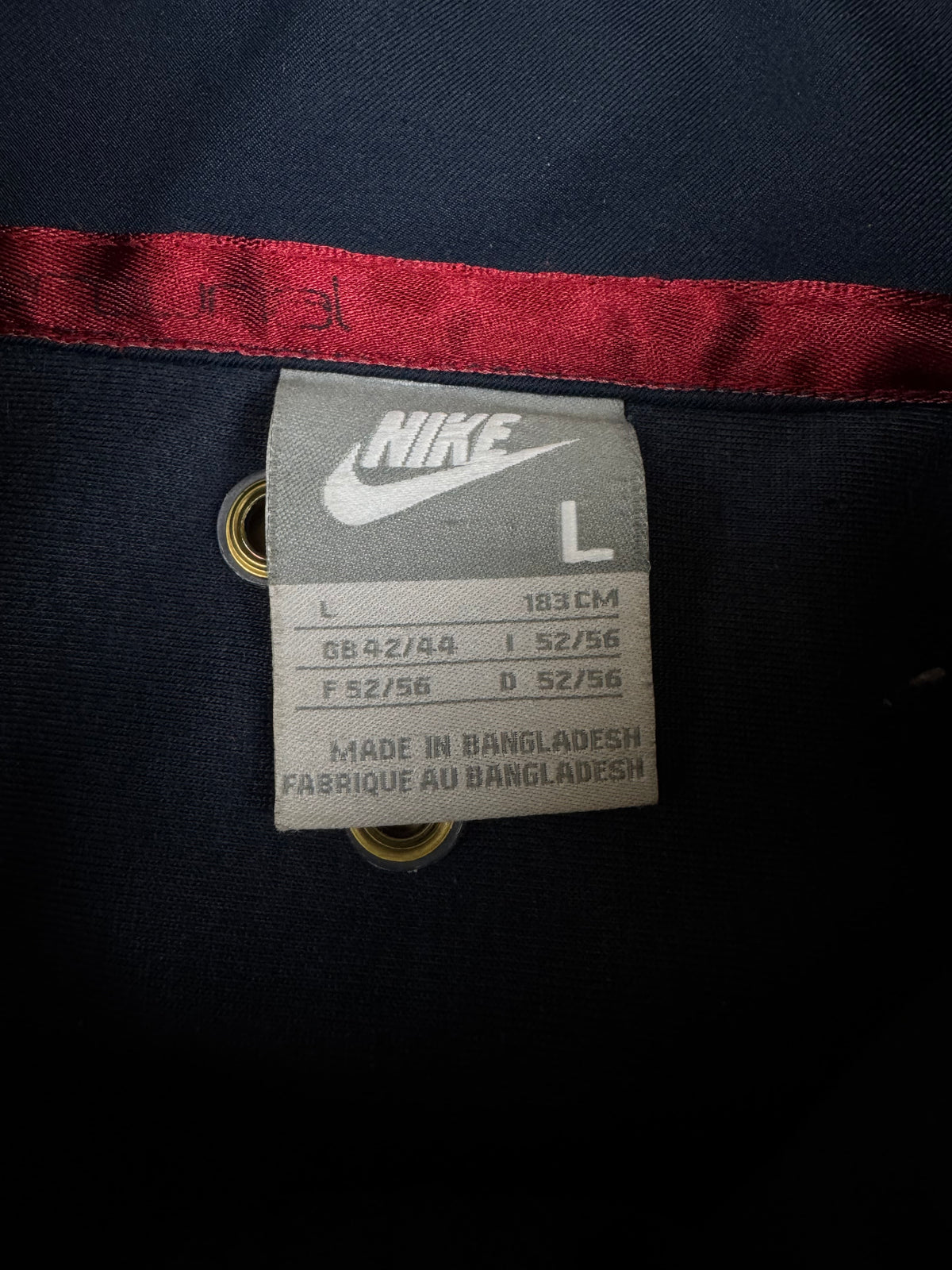 vintage Nike Fc Barcelona trackjacket {L}