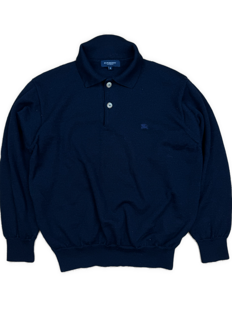 vintage Burberry quarterzip