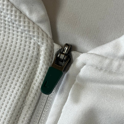 white Lacoste trackjacket {XL}