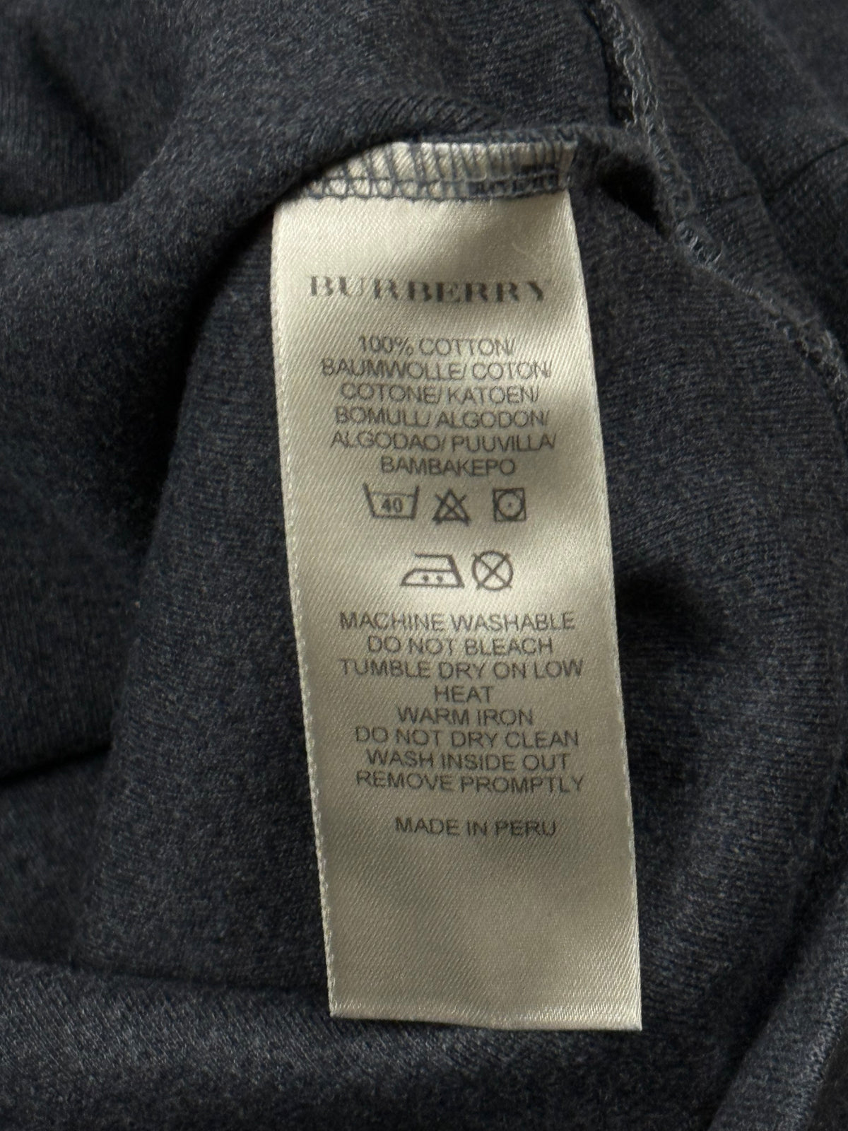 vintage Burberry quarterzip {S}