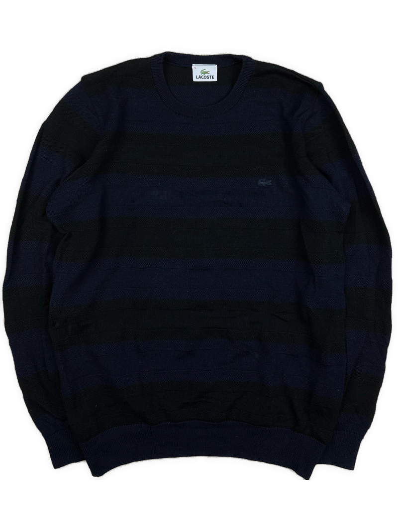 vintage navyblue Lacoste knittedsweater {L}