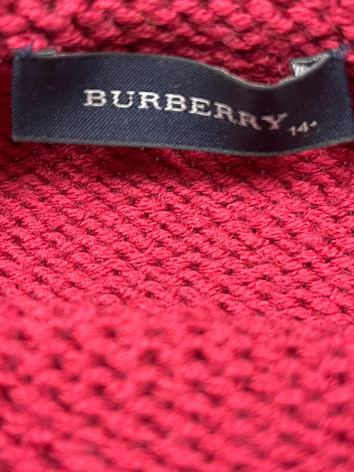 vintage Burberry knittedsweater {S}