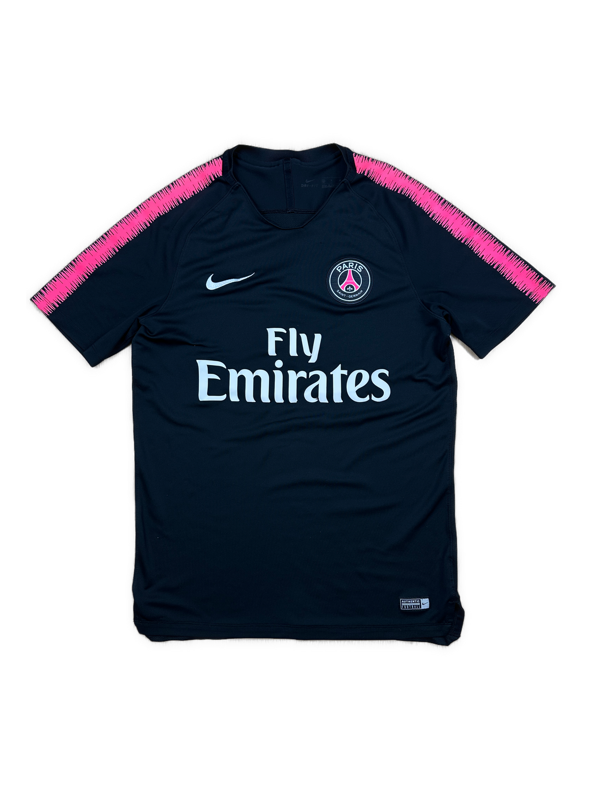black Nike PSG Paris Saint Germain trainingjersey {S}
