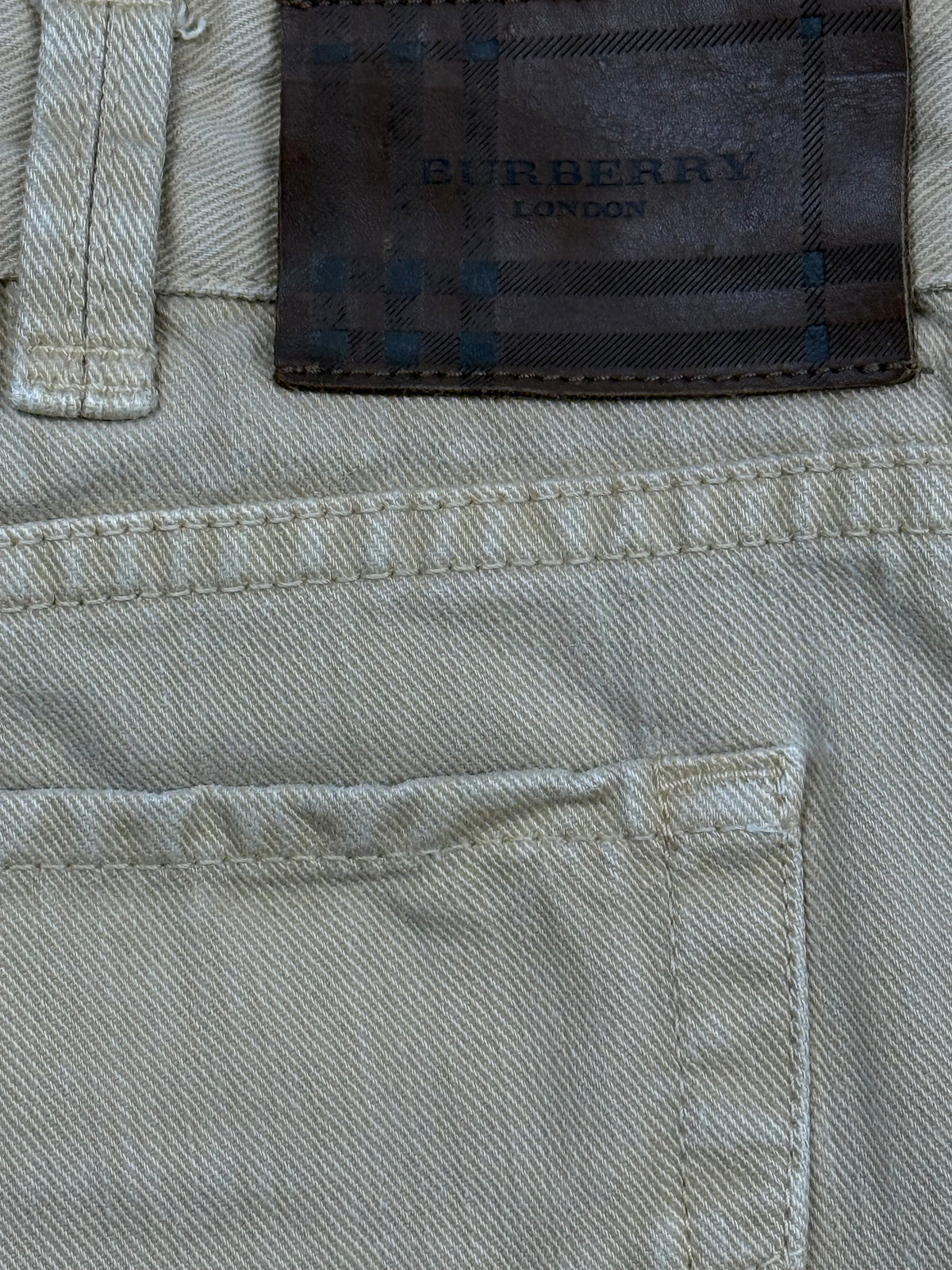 vintage Burberry jeans