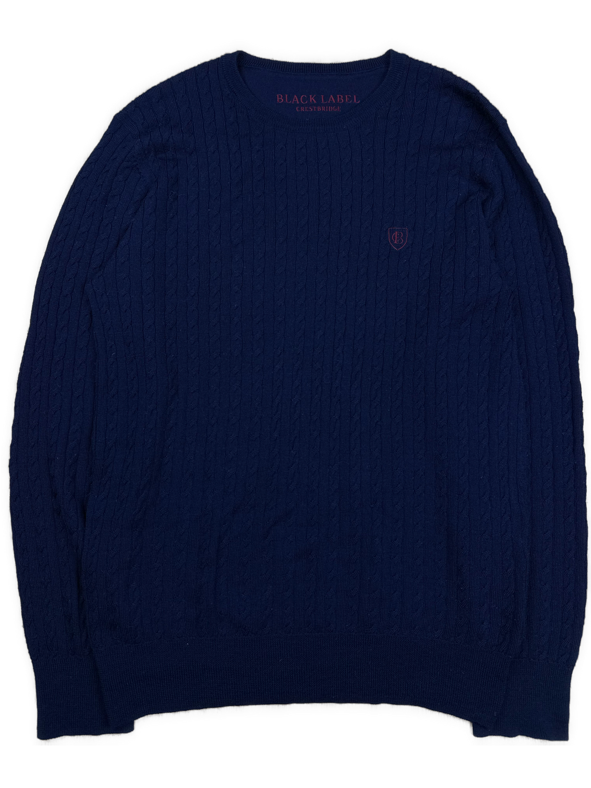 vintage navyblue Burberry Black Label Chestbridge knittedsweater
