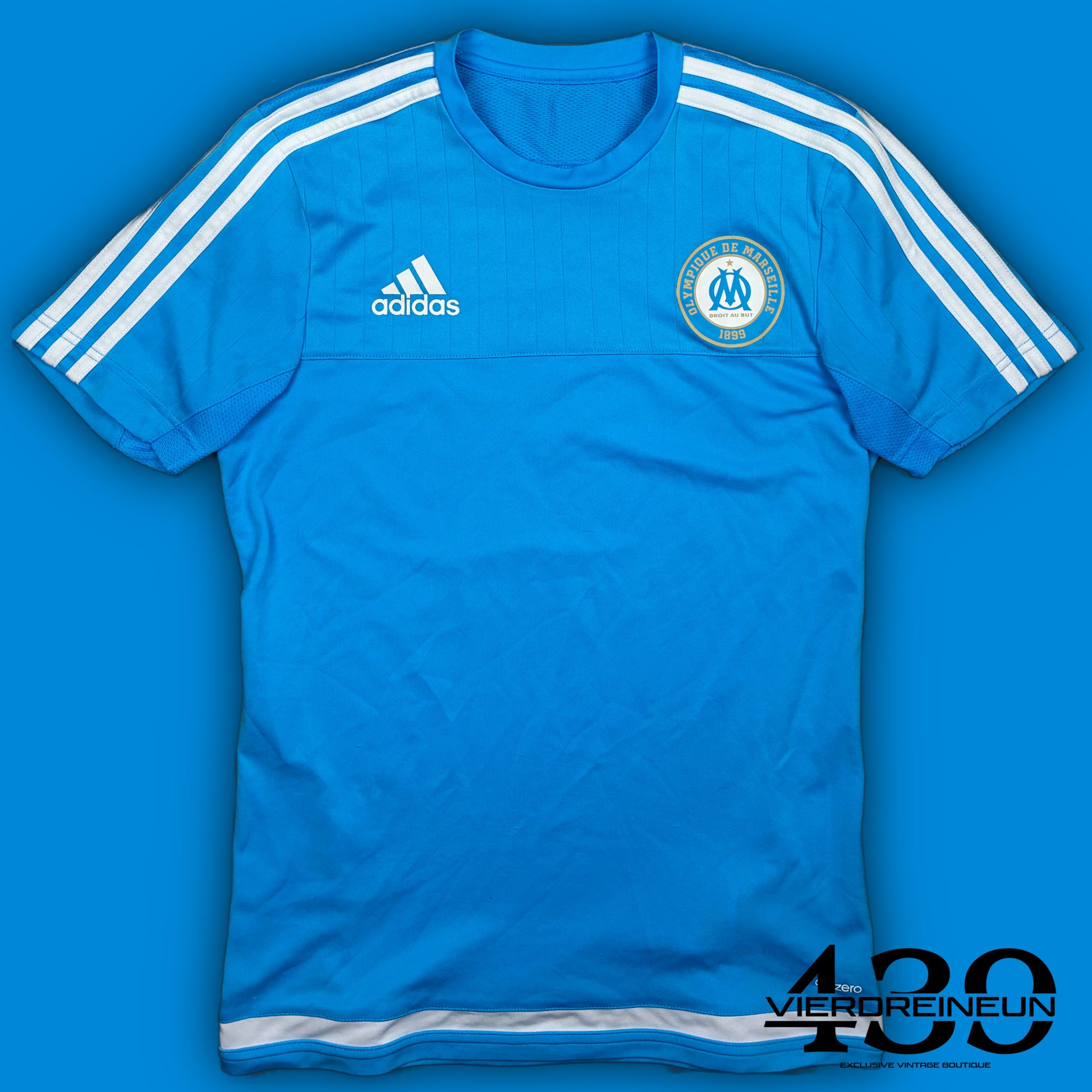 vintage Adidas Olympique Marseille trainingjersey {XS}