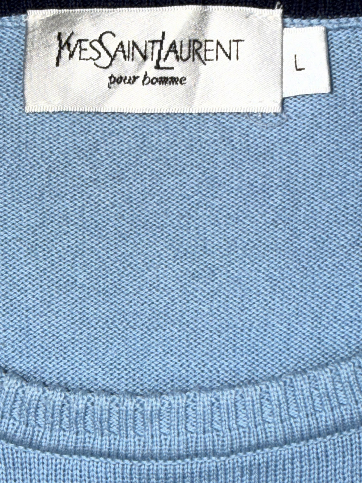 vintage YSL Yves Saint Laurent knittedsweater {L}
