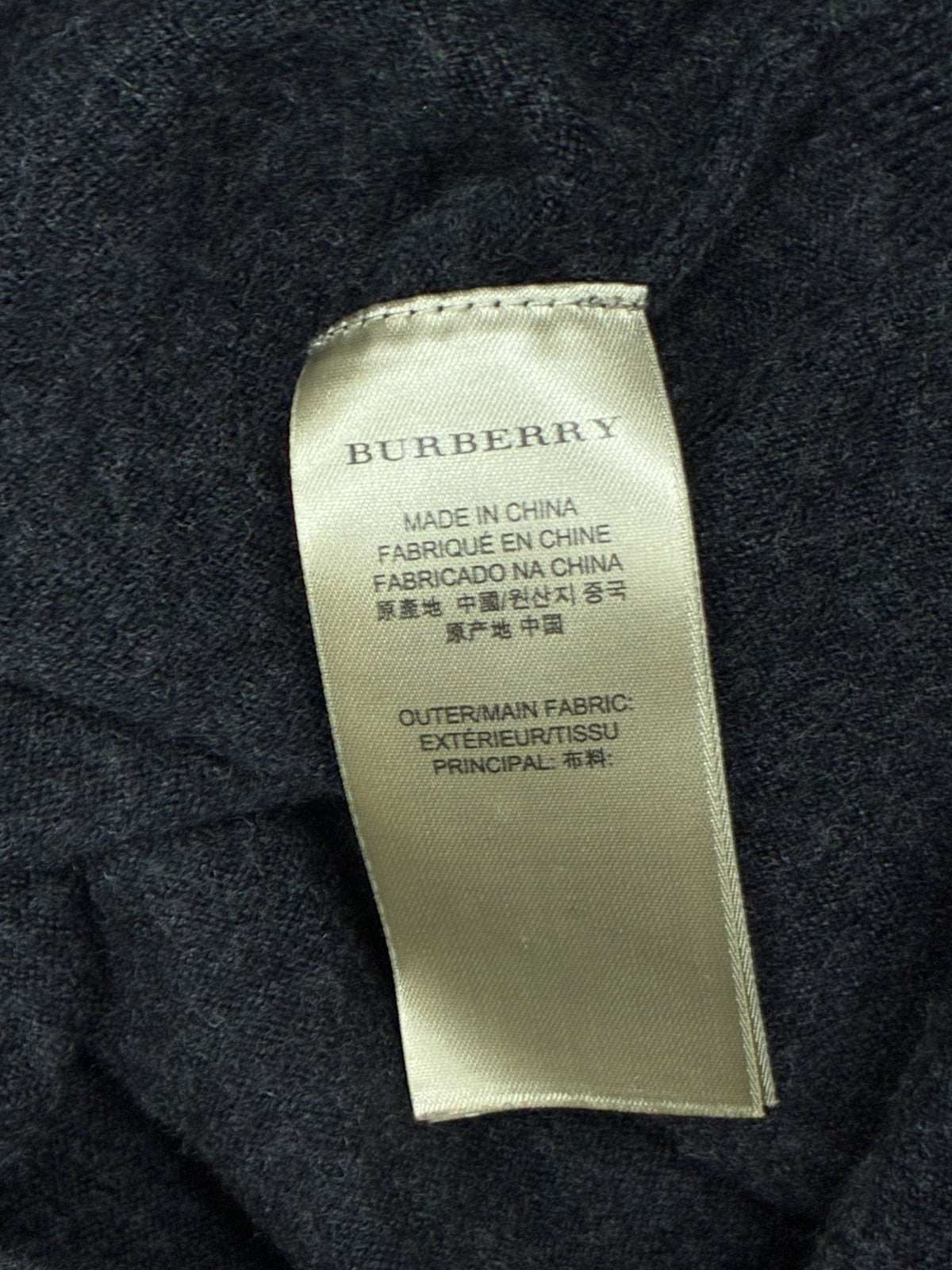 vintage Burberry halfzip {M}