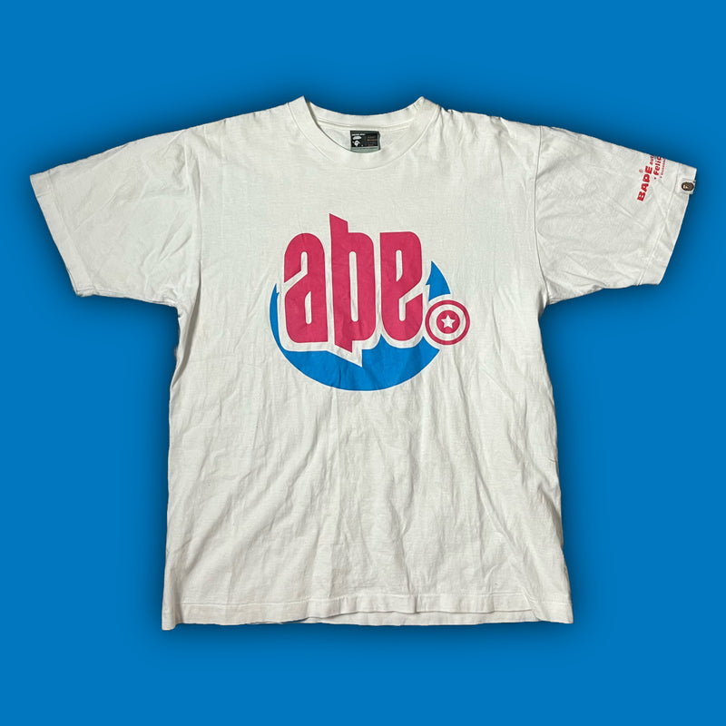 vintage BAPE a bathing ape t-shirt {L}