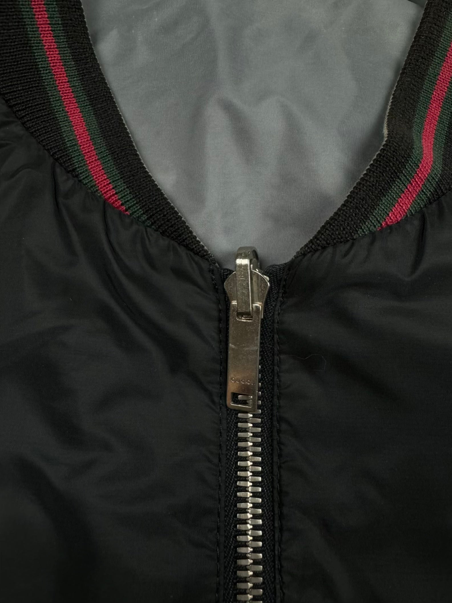 vintage reversible Gucci bomber {S}