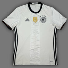Φόρτωση εικόνας στο εργαλείο προβολής Συλλογής, white Adidas Germany 2016 home jersey {M}
