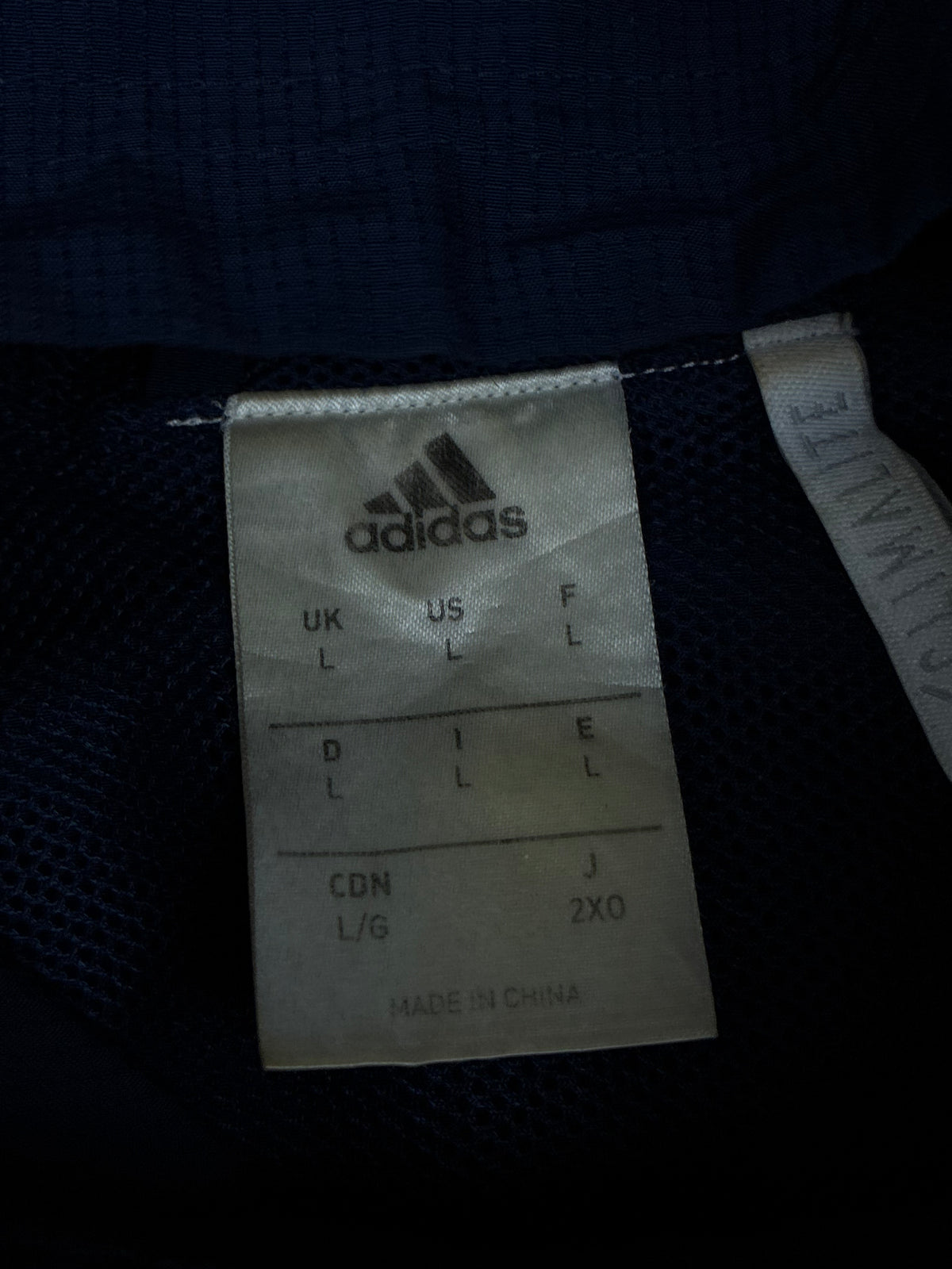 vintage Adidas Olympique Marseille windbreaker {L}