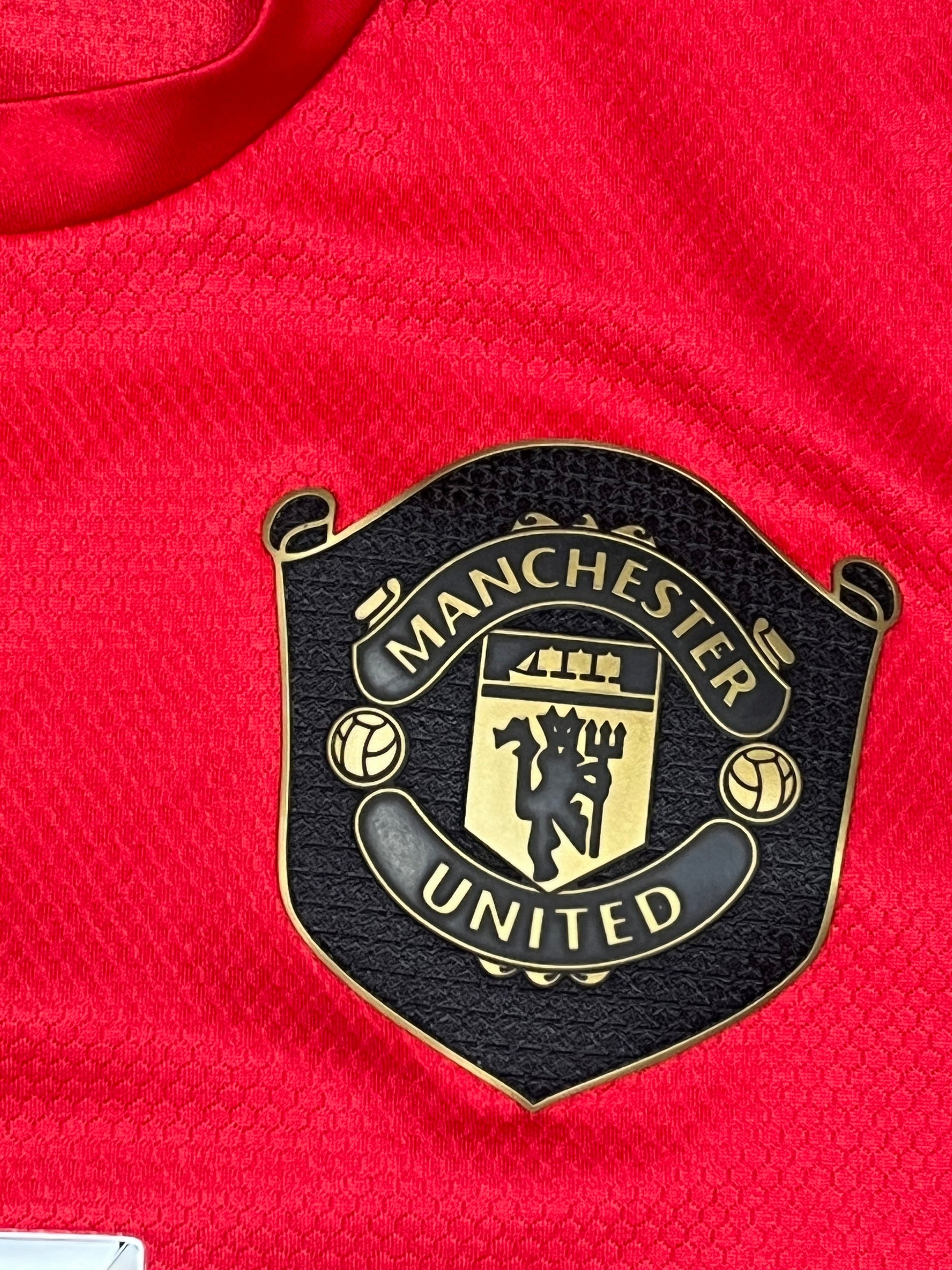 red Adidas Manchester United 2019-2020 home jersey {XS}