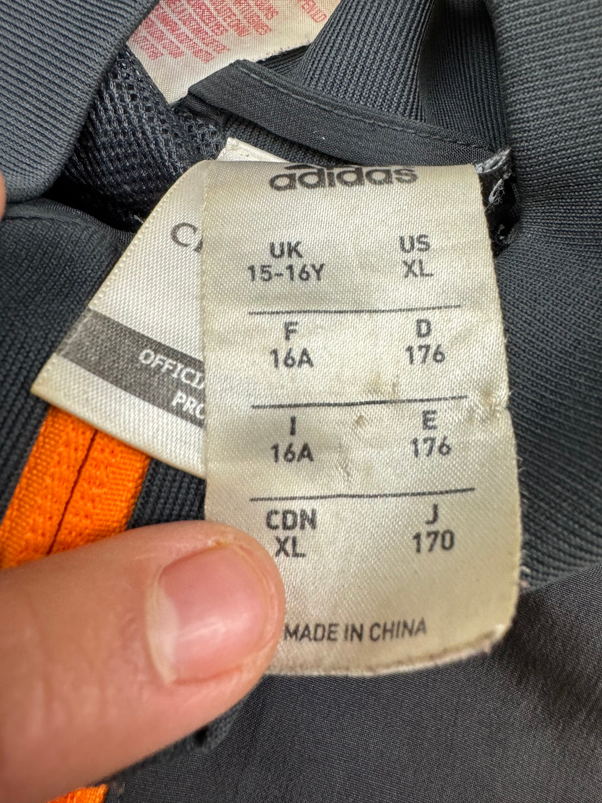 vintage Adidas Real Madrid windbreaker {S}