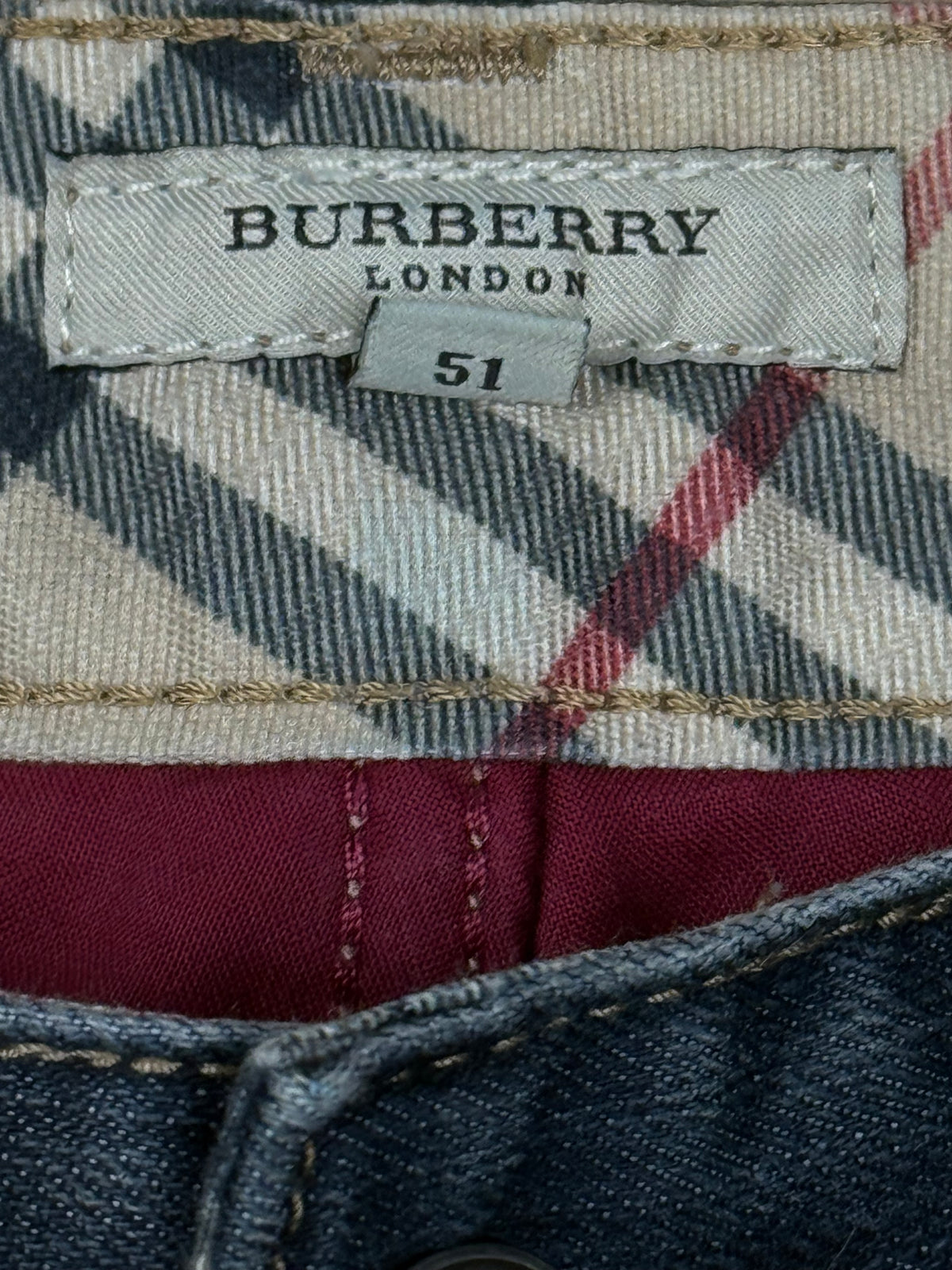 vintage Burberry jeans