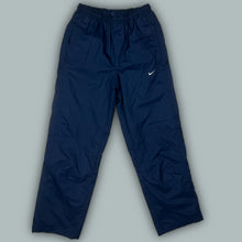 Load image into Gallery viewer, vintage navyblue Nike trackpants {S}
