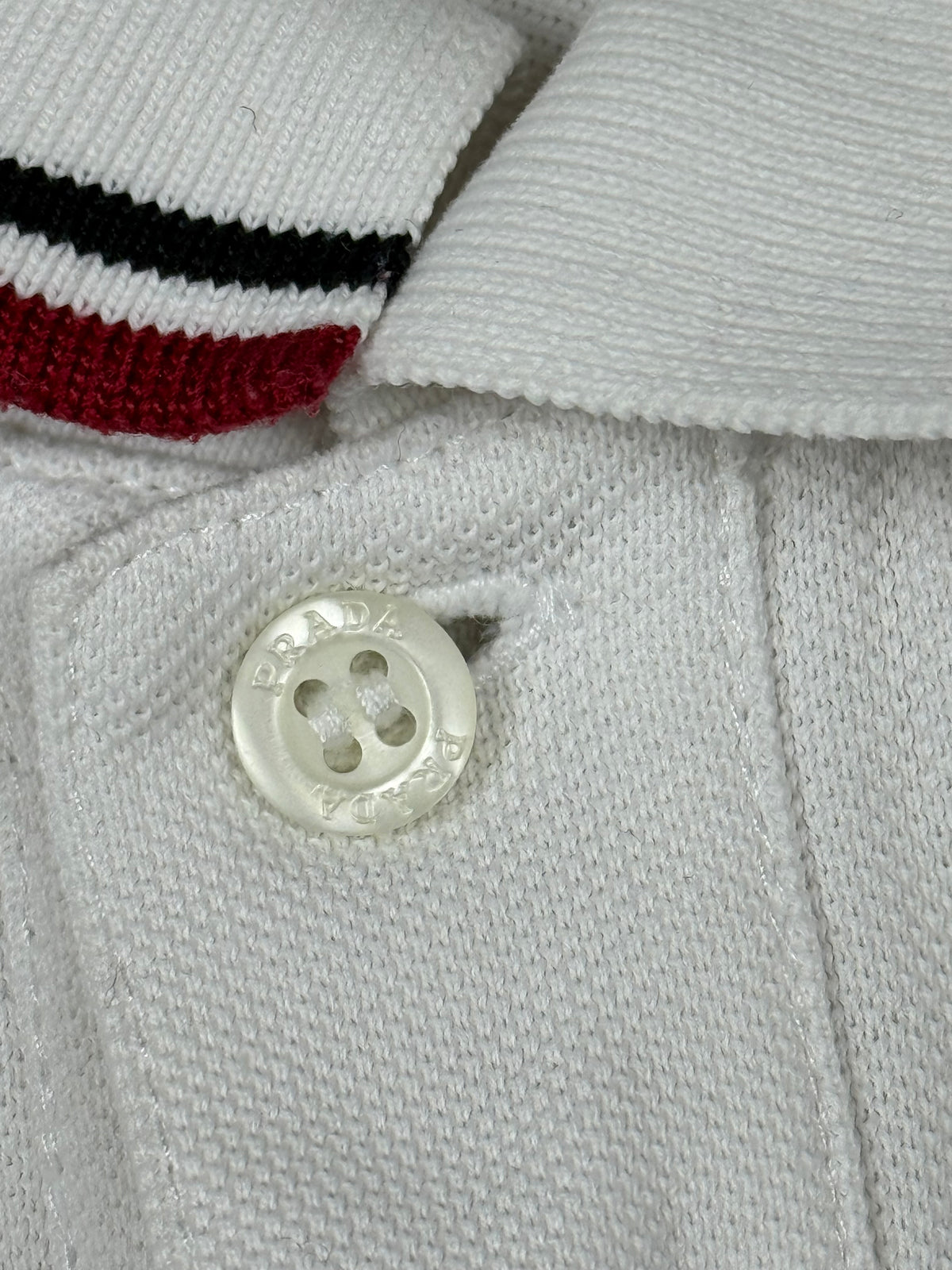 white Prada polo {M}