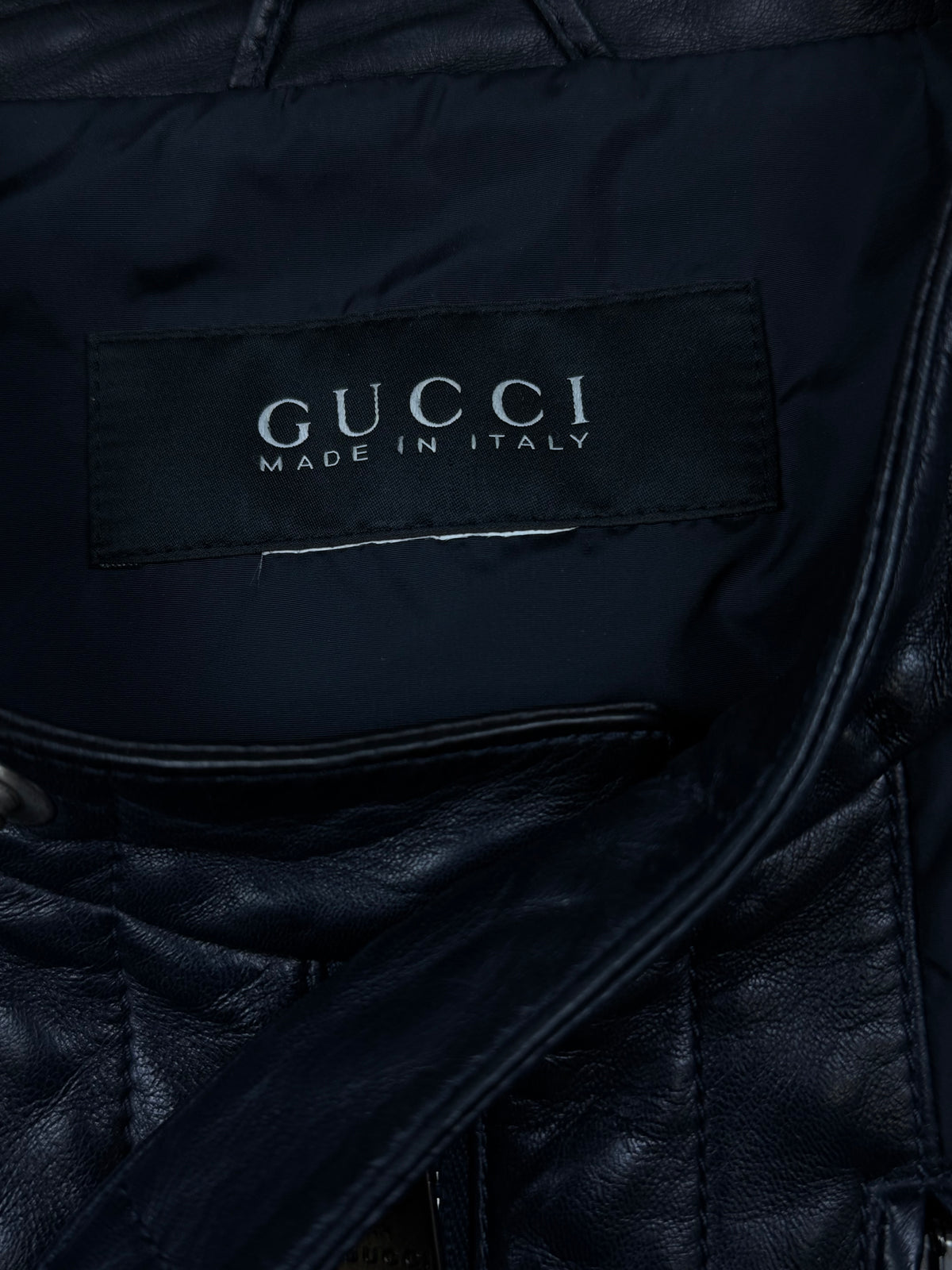 vintage Gucci leatherjacket {S}