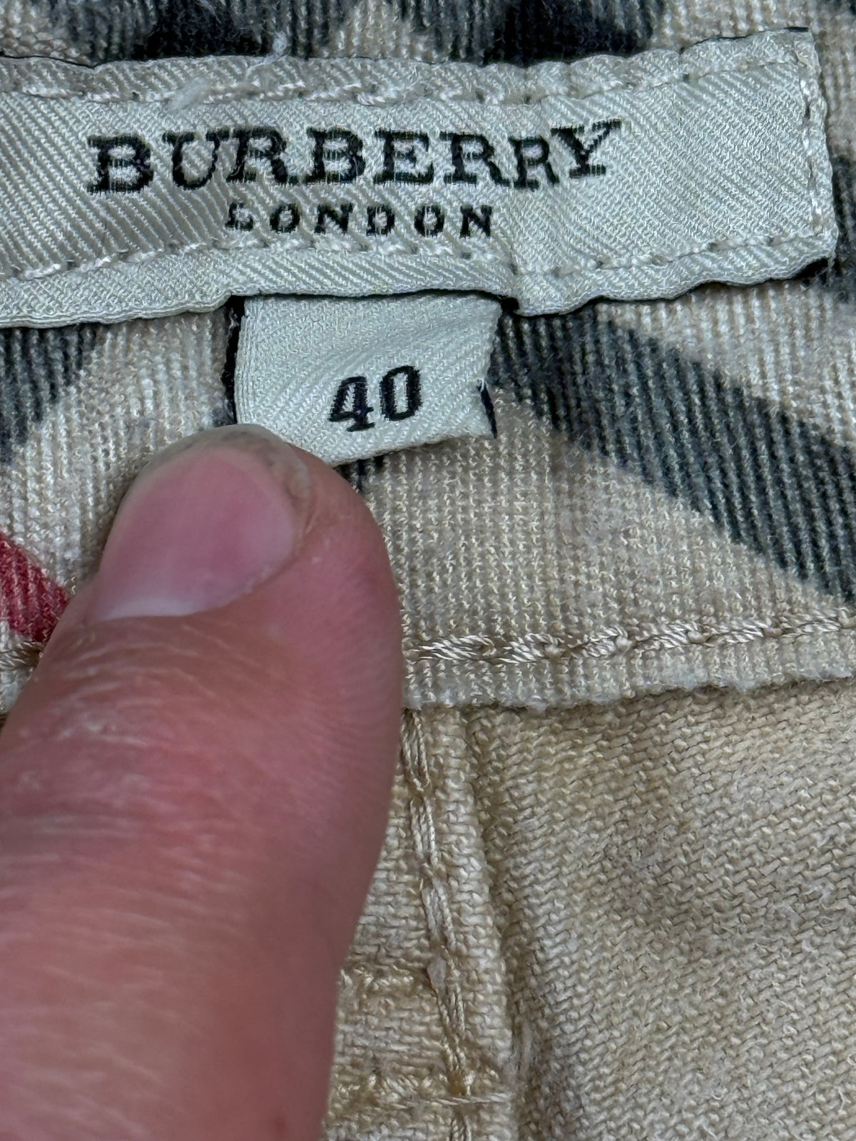 vintage Burberry jeans