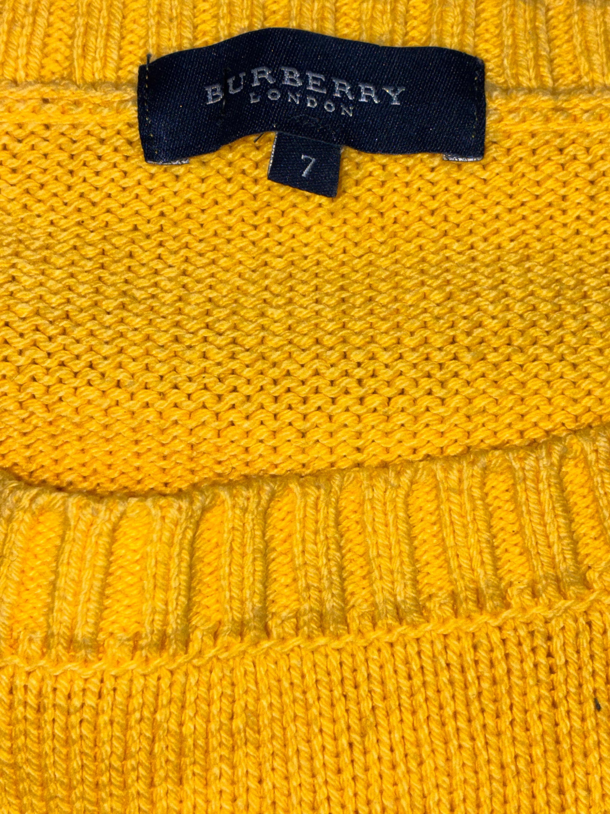 vintage Burberry knittedsweater {L}
