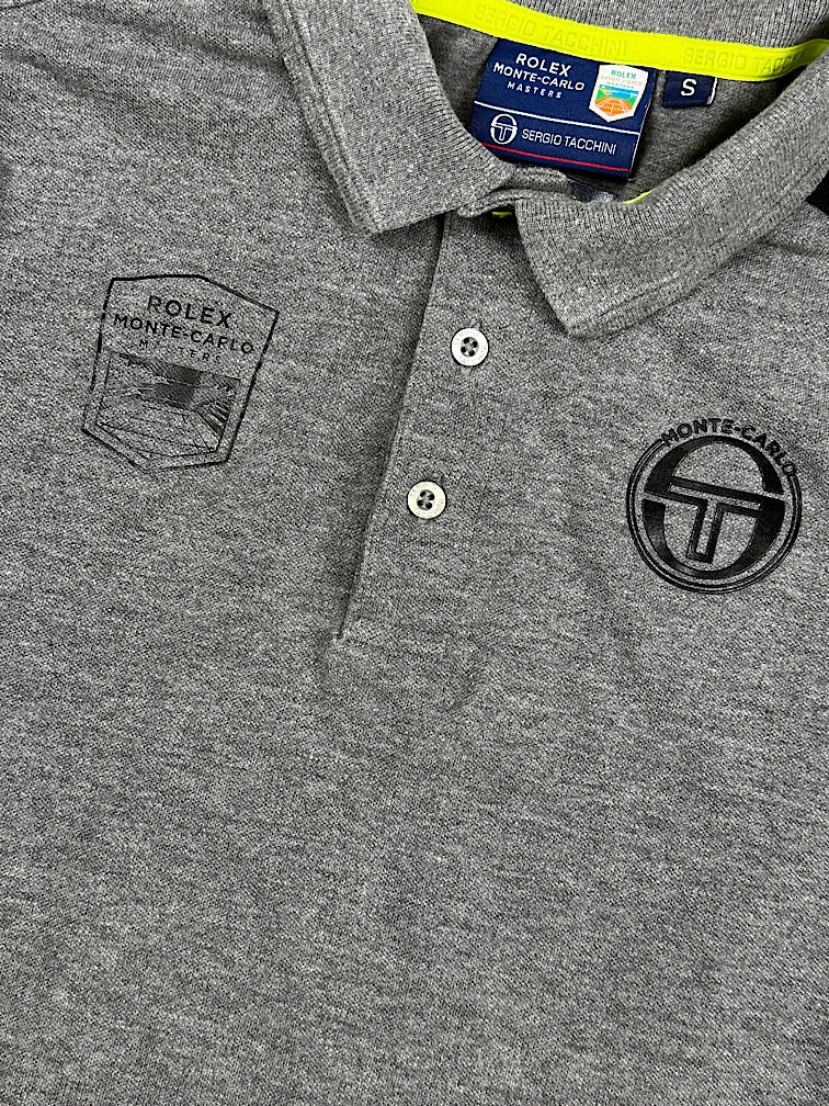 vintage Sergio Tacchini X Monte Carlo Rolex Masters polo long {S}