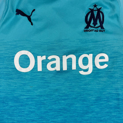 babyblue Puma Olympique Marseille home jersey {XS}