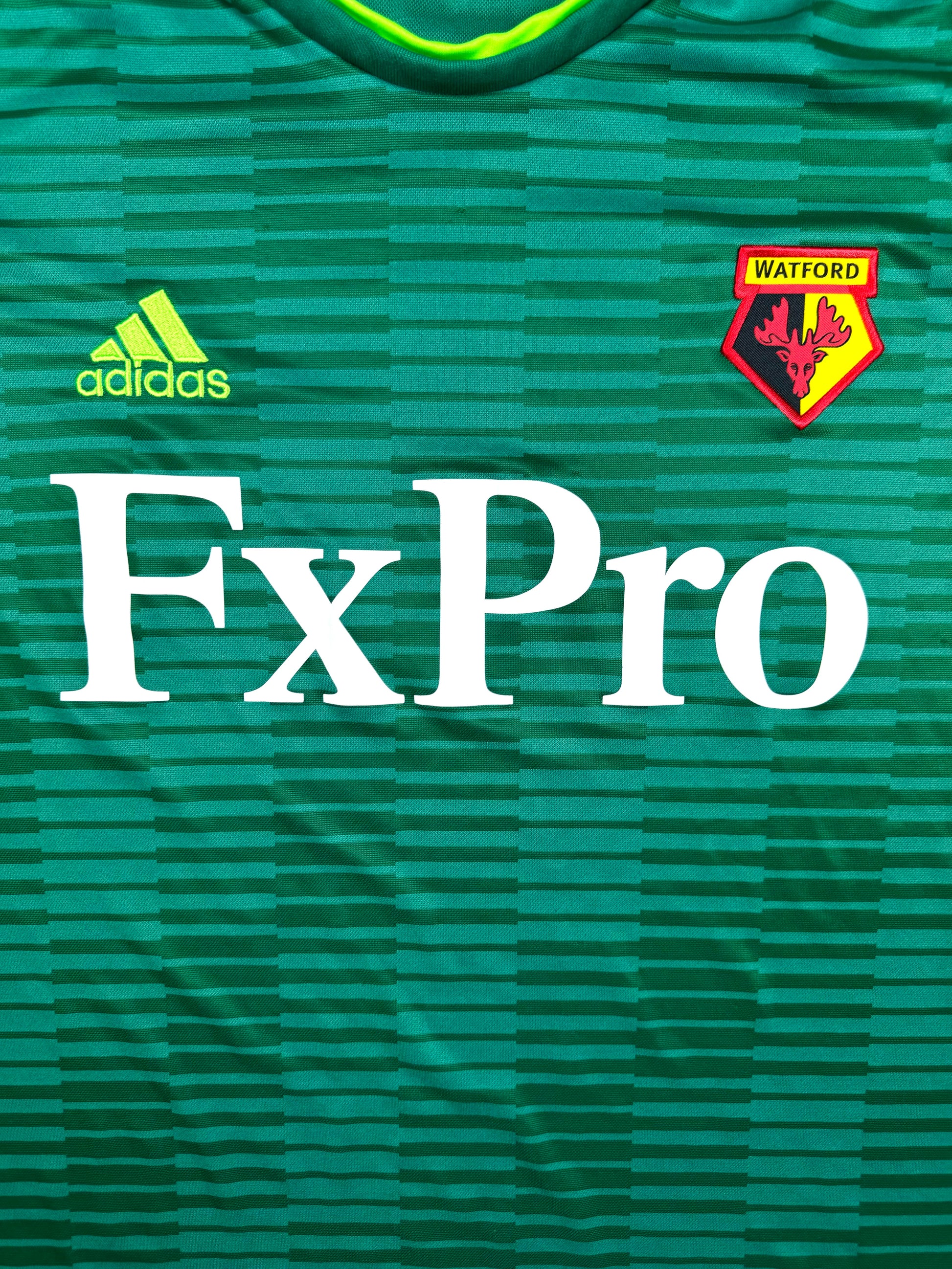 green Adidas Watford away jersey {XL}