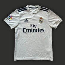 Load image into Gallery viewer, white Adidas Real Madrid 2018-2019 home jersey {S}
