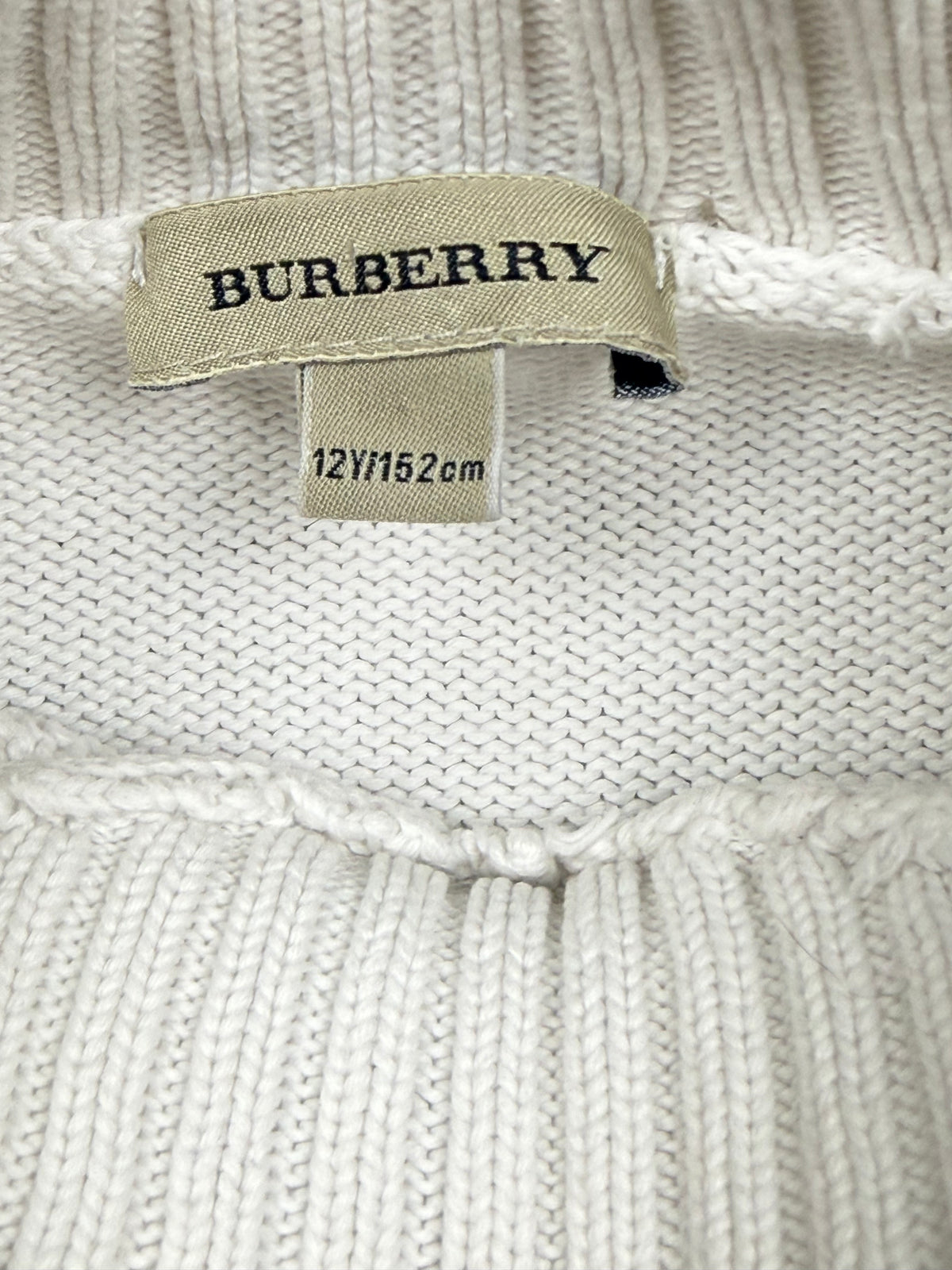 vintage Burberry knittedsweater {XS}