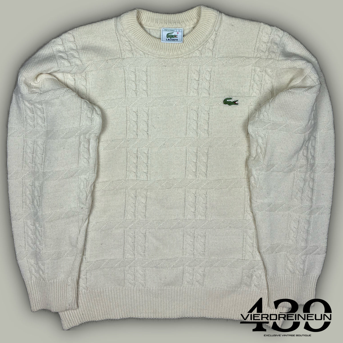 vintage Lacoste knittedsweater {M}