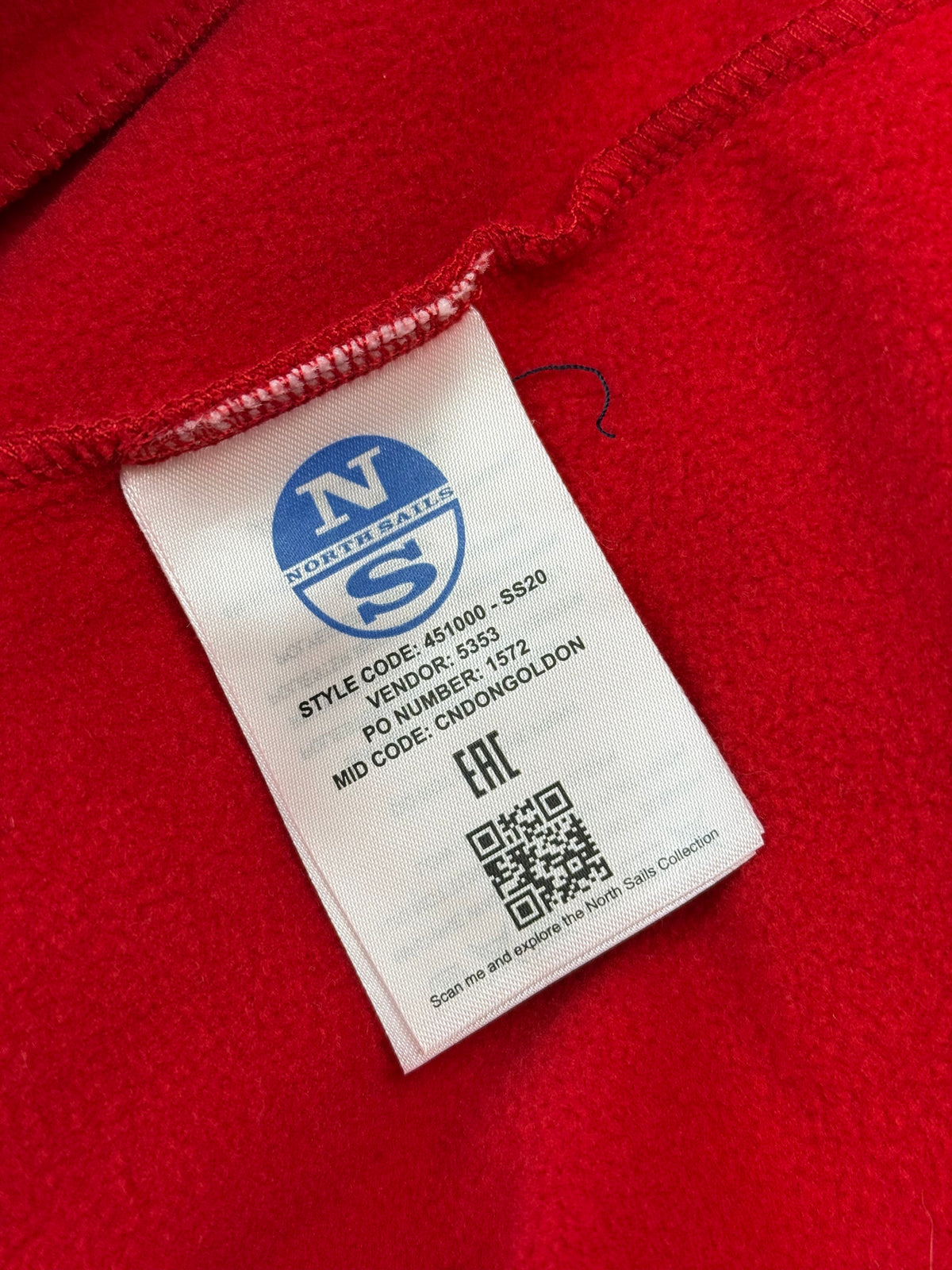vintage Prada Americas Cup 36 x North Sails sweatjacket {M}
