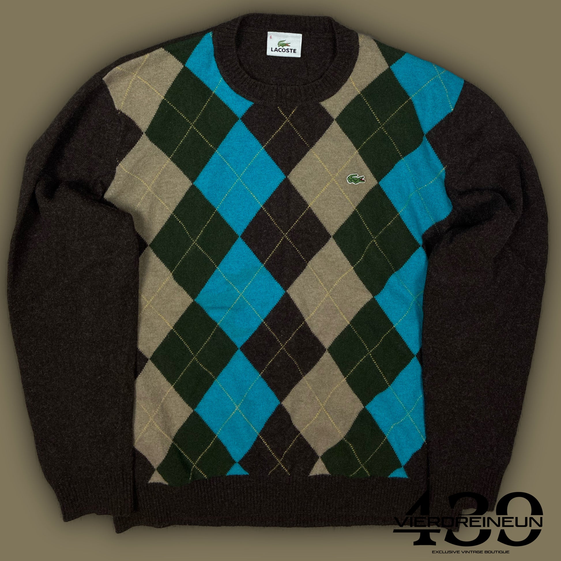 vintage Lacoste knittedsweater {M}