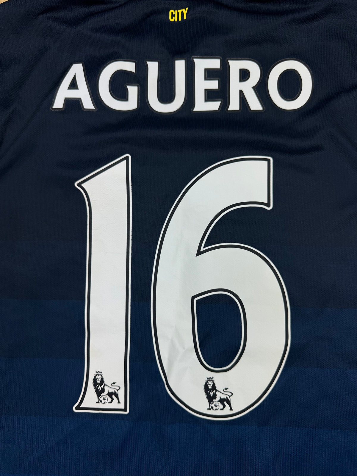 vintage Nike Manchester United AGUERO16 away jersey {XS}