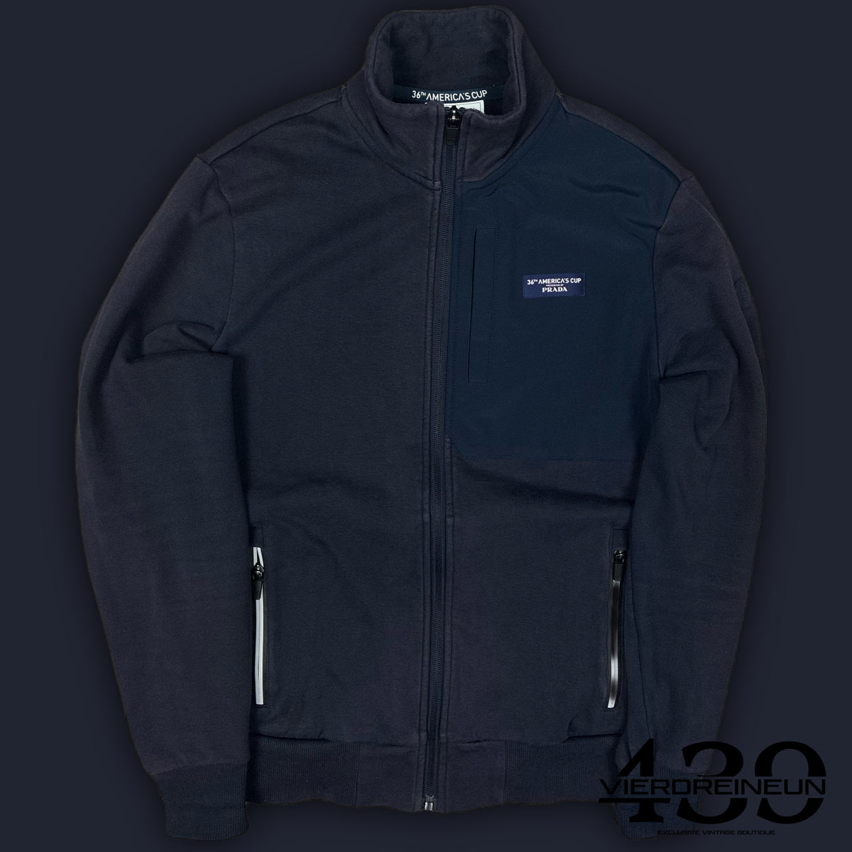 vintage Prada 36th Americas Cup x North Sails sweatjacket {S}