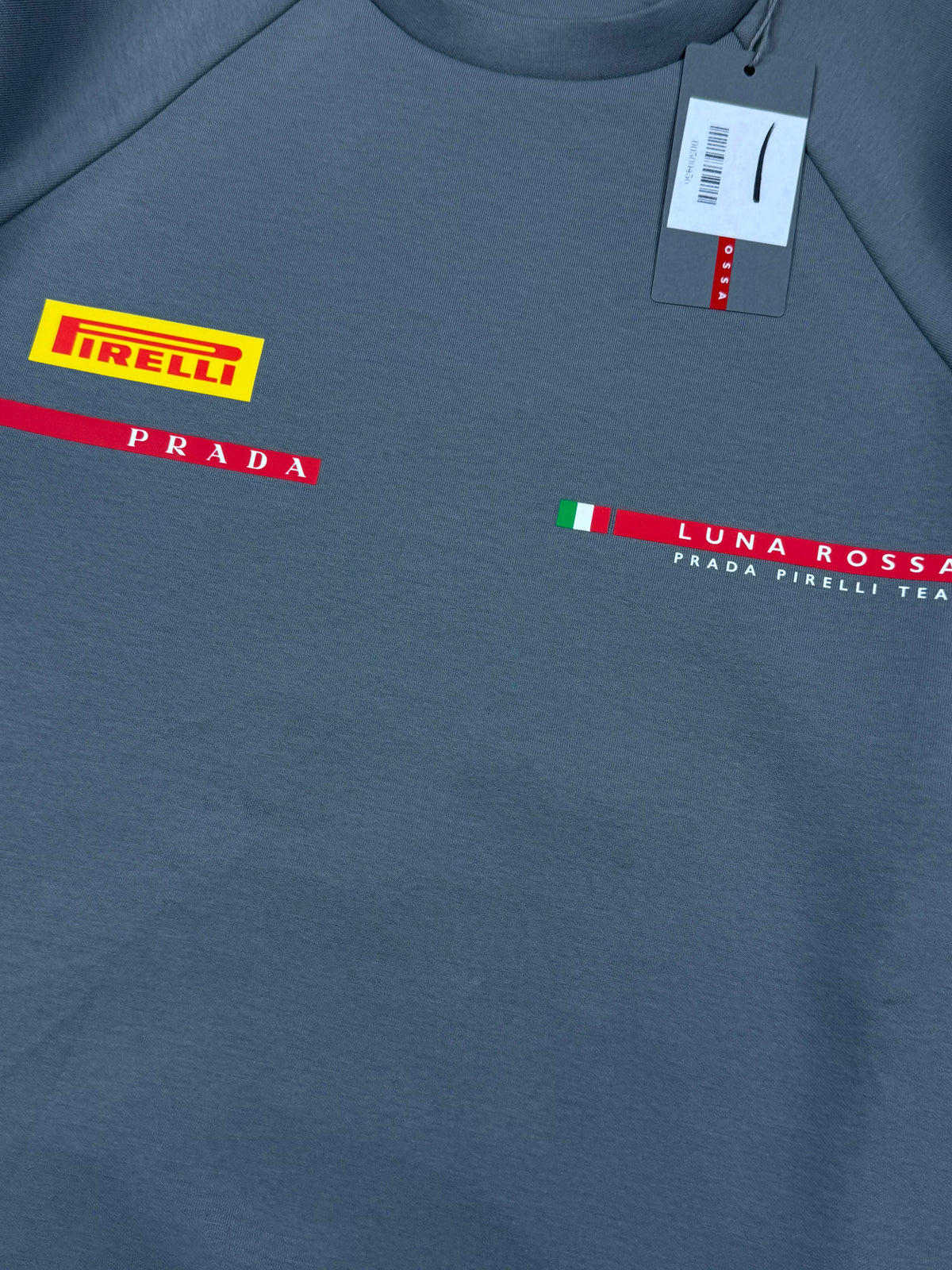 grey Prada Luna Rossa sweater DSWT