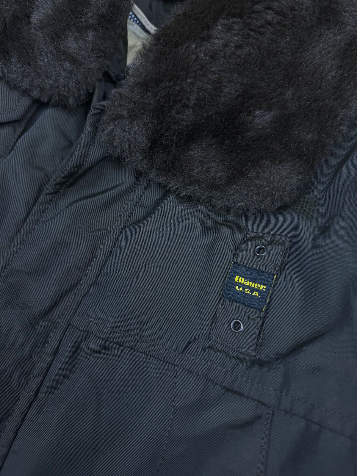 vintage Blauer winterjacket {S}