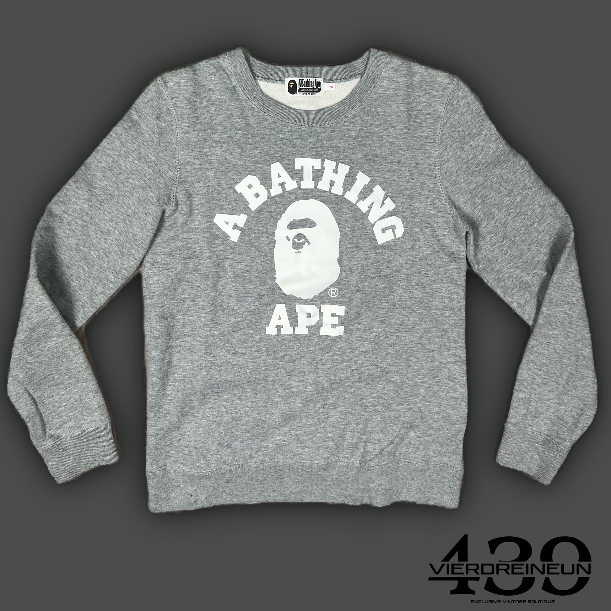 vintage BAPE a bathing ape sweater {S}